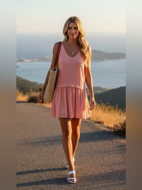 Aritzia WILFRED Crepe Tank Dress